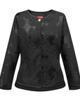 YAYING Black Button Knit Top