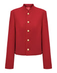 YAYING Wool Cashmere Boxy Elegant Coat