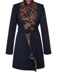 YAYING Silk and Wool Wrap Coat