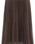 YAYING Pleated Tulle Midi Skirt EPKAA3401AK