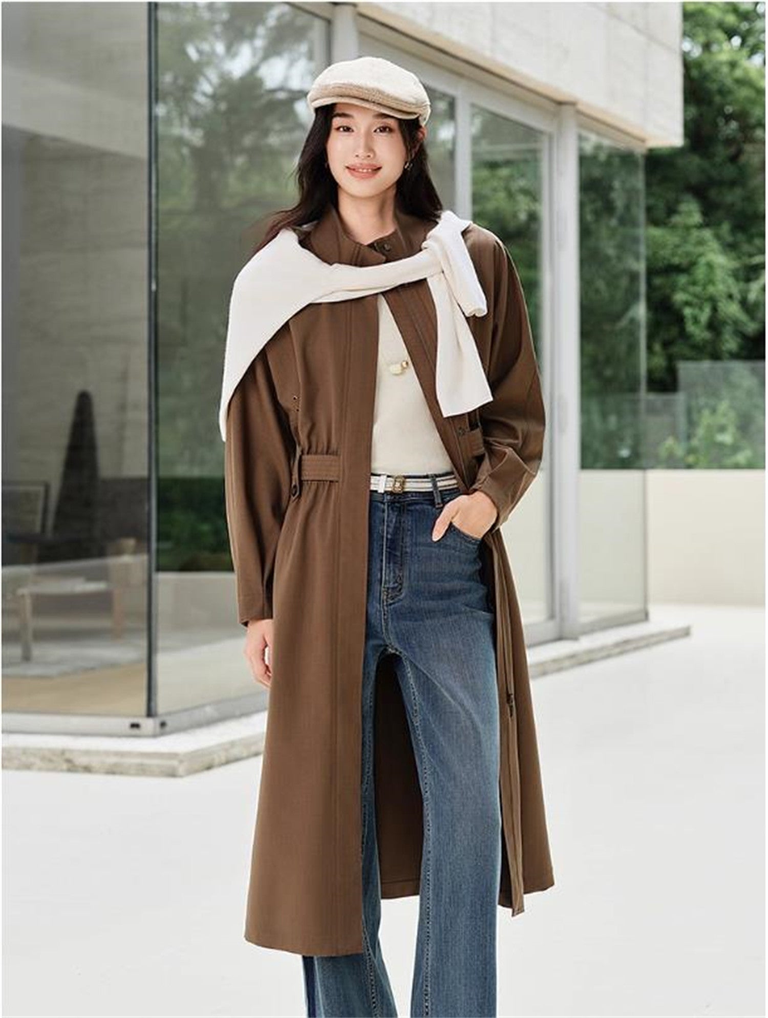 YAYING Wool Trench Dress EPKAW7302AK