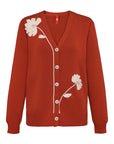 YAYING Wool Embroidered Knit Cardigan EPKPW9121AO