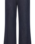YAYING Long High-Waist Flared Denim Pants