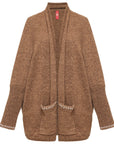 YAYING Golden Cashmere Sweater Cardigan