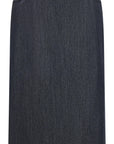YAYING Wool High-Waist Straight-Cut Mid-Length Skirt