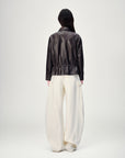 EP YAYING Vintage Sleek Leather Jacket