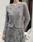 YAYING Water-Soluble Lace Knit Cardigan