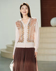 YAYING Mulberry Silk Wool Knit Sweater EPKAS9125AF