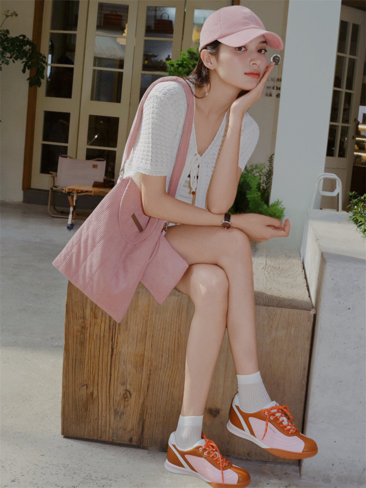 EP YAYING Color-Block  German Trainer Sneakers EAKALXP02AF