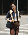 EP YAYING Cropped Denim Jacket