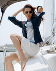 EP YAYING Textured Cotton T-Shirt