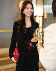 EP YAYING Velvet Blazer EGKPS1125AH