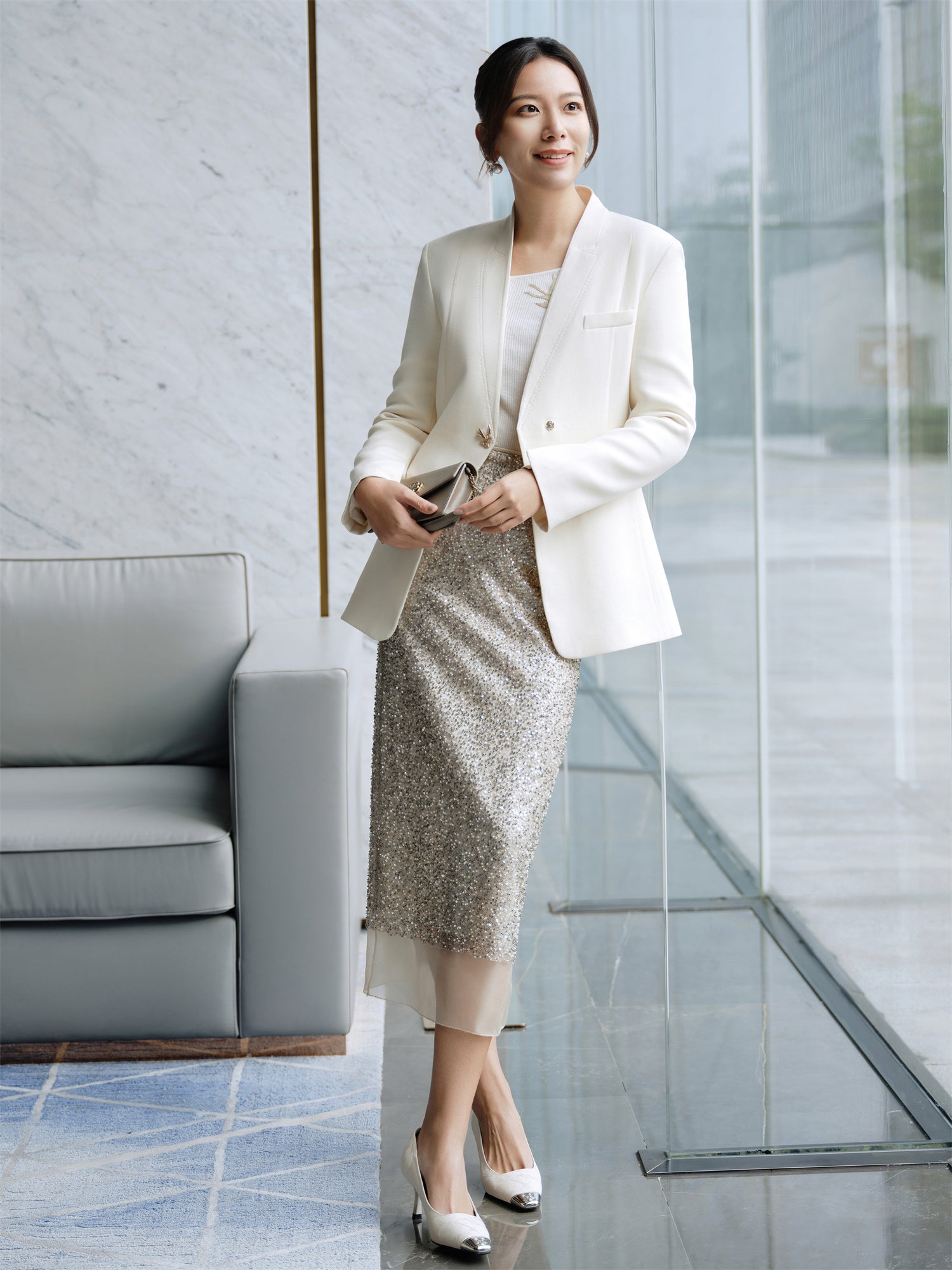 EP YAYING Elegant Blazer EGKPS1132AM