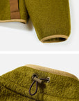 EP YAYING Wool‑Brushed Color‑Blocked Warm Jacket EGLIW1305A