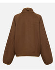 EP YAYING Wool‑Brushed Color‑Blocked Warm Jacket EGLIW1305B