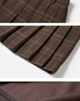 EP YAYING Women’s Check Midi Skirt EGLIR3301A