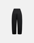 EP YAYING High-Waist Wide-Leg Embroidered Wool Trousers EGLAW6450A