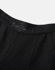 EP YAYING High-Waist Wide-Leg Embroidered Wool Trousers EGLAW6450A