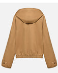 EP YAYING Soft‑Touch Cotton Oversized Hooded Casual Jacket EGLIC1312A