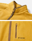 EP YAYING Wool‑Brushed Color‑Blocked Warm Jacket EGLIW1305C