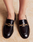 EP YAYING Two-Way British Loafers