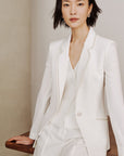 YAYING White Blazer