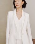 YAYING White Blazer