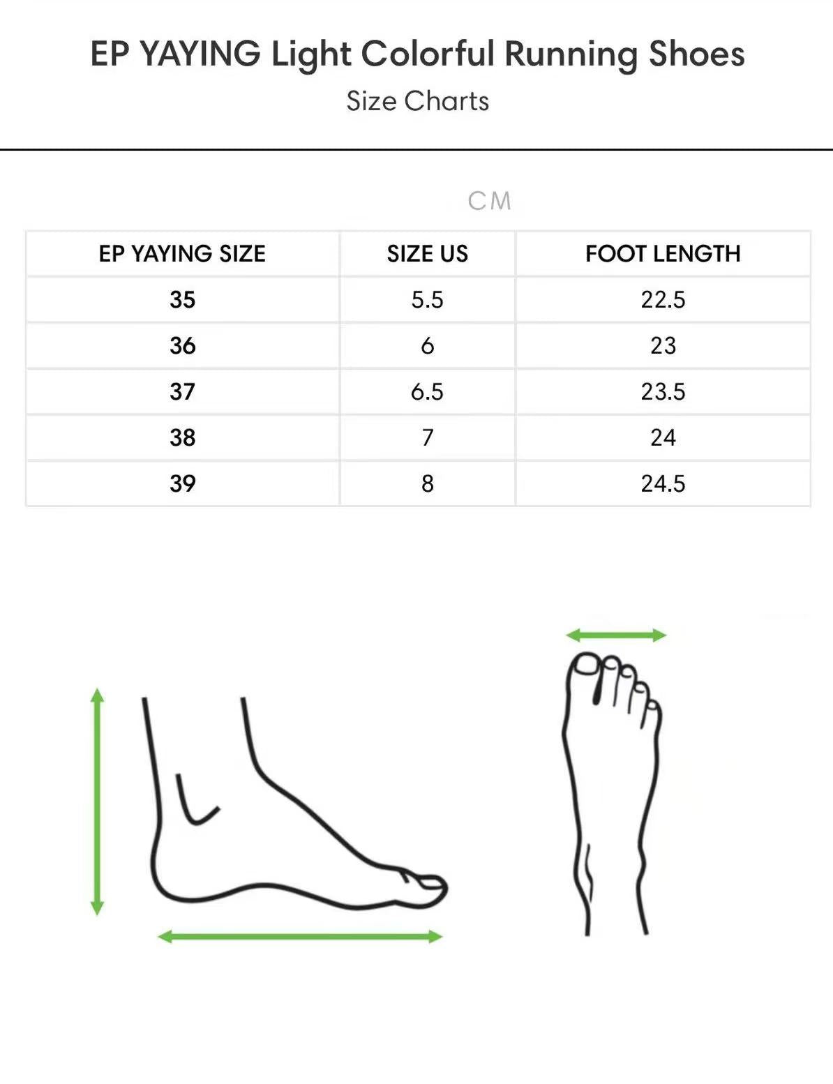 EP YAYING Featherlight Running Shoes