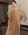 YAYING Belted Dress