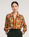 YAYING Animal&Geometric Printed Blouse