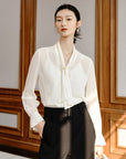 YAYING Georgette Silk Shirt