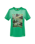 YAYING Art Print Silk T-Shirt