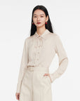 EP YAYING Mulberry Silk Blouse