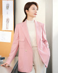 EP YAYING Pink Wool Blazer
