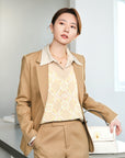 EP YAYING Office Style Blazer
