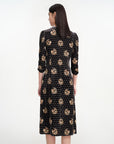EP YAYING Printed Midi Dress
