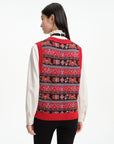EP YAYING V-Neck Knit Vest