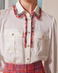YAYING Satin Silk Shirt