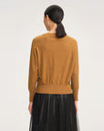 YAYING Spliced Printed Knit Top