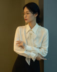 YAYING Lace Bow Shirt
