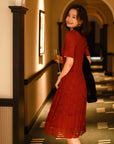 YAYING Gathered Waist Dress