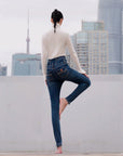 EP YAYING Springy Cropped Jeans