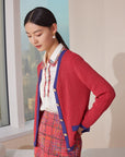 YAYING Small Fragrance Style Knitted Cardigan