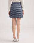 YAYING Minimalist Print Skirt