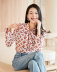 EP YAYING Strawberry Print Shirt