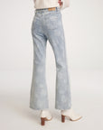 YAYING Slightly Flared Slit Jeans