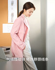 EP YAYING Pink Wool Blazer