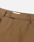 EP YAYING Fine Knitted Front Slits Pants