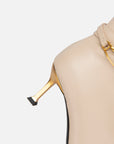 EP YAYING Pin Buckle Booties in Leather