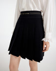 EP YAYING Pleated Midi Skirt